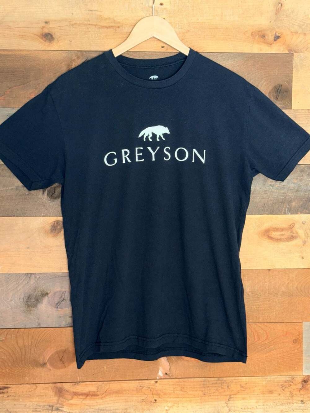 Greyson Wolf Logo Black m Short Sleeve T-Shirt M 0845